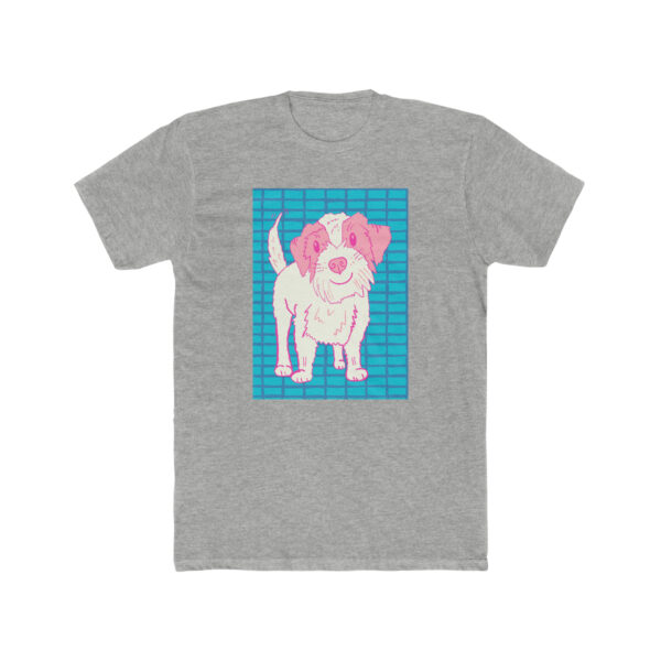 Pink Terrier -  Unisex Cotton Crew Tee - Image 4