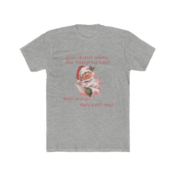 Naughty List-  Unisex Cotton Crew Tee - Image 2