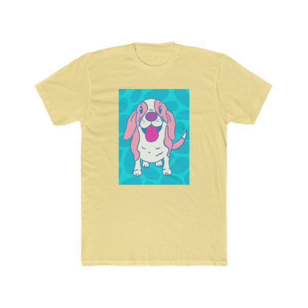 Pink Beagle-  Unisex Cotton Crew Tee - Image 4