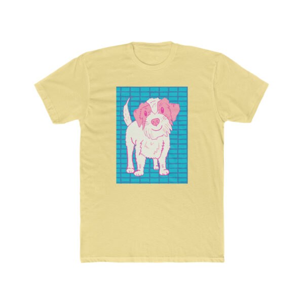 Pink Terrier -  Unisex Cotton Crew Tee - Image 6