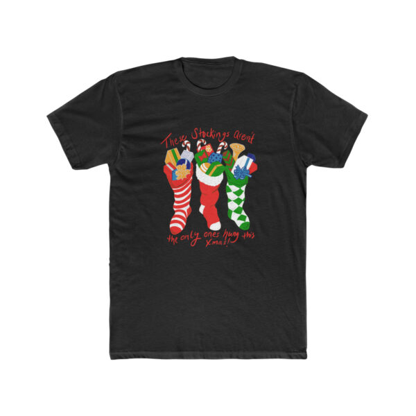 Hung Like A Stocking -  Unisex Cotton Crew Tee - Image 3