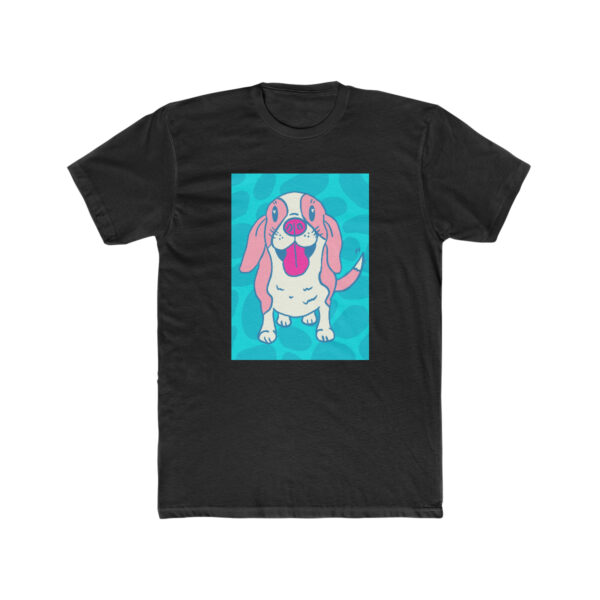 Pink Beagle-  Unisex Cotton Crew Tee - Image 2