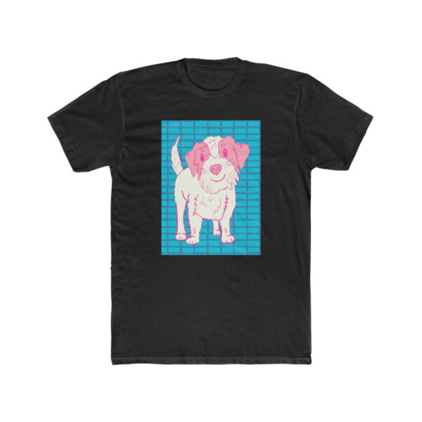 Pink Terrier -  Unisex Cotton Crew Tee - Image 3