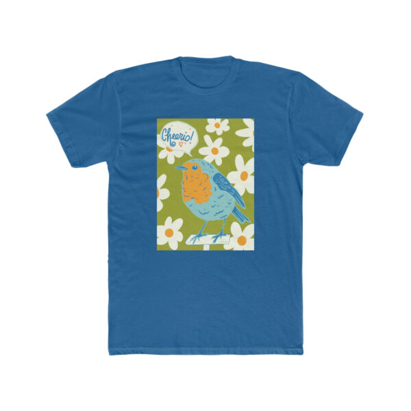 Cheerio! English Robin-  Unisex Cotton Crew Tee - Image 7