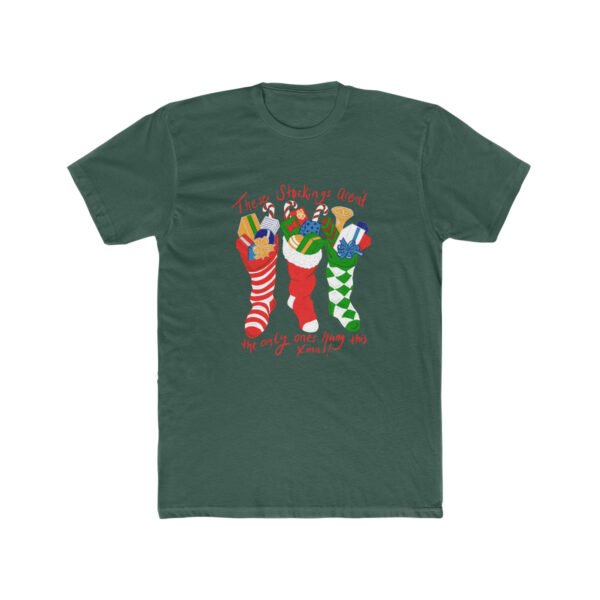 Hung Like A Stocking -  Unisex Cotton Crew Tee - Image 7