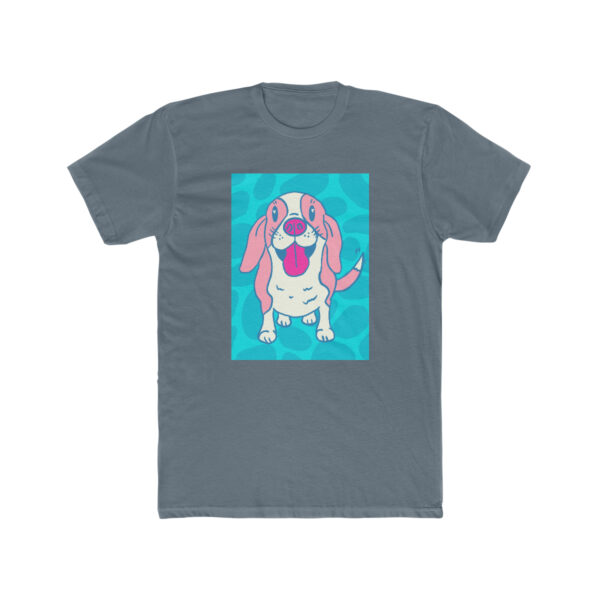 Pink Beagle-  Unisex Cotton Crew Tee - Image 8