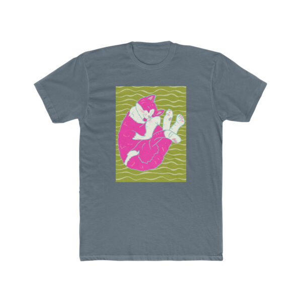 Sleeping Kitty-  Unisex Cotton Crew Tee - Image 6