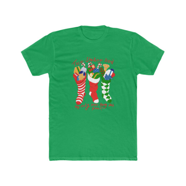 Hung Like A Stocking -  Unisex Cotton Crew Tee - Image 6