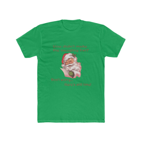 Naughty List-  Unisex Cotton Crew Tee - Image 3