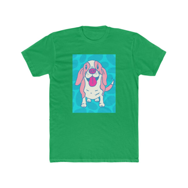 Pink Beagle-  Unisex Cotton Crew Tee - Image 6