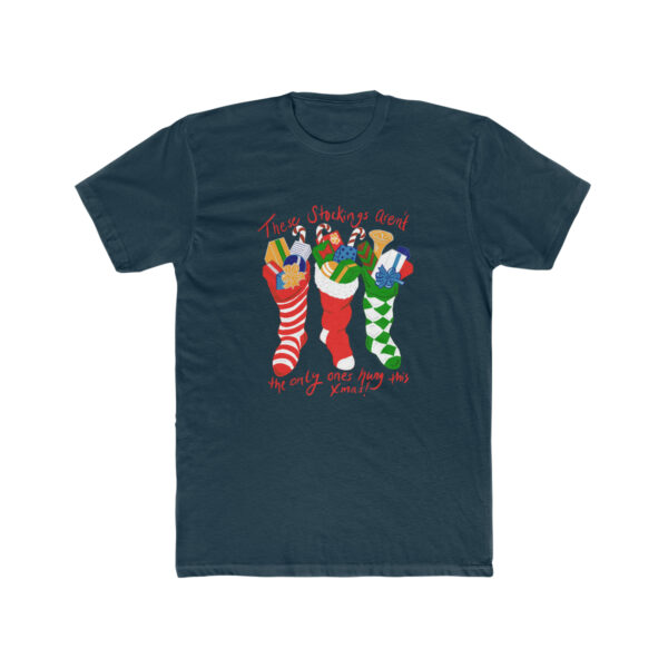 Hung Like A Stocking -  Unisex Cotton Crew Tee - Image 9