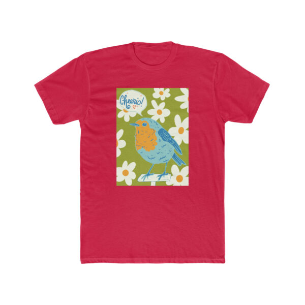 Cheerio! English Robin-  Unisex Cotton Crew Tee - Image 8