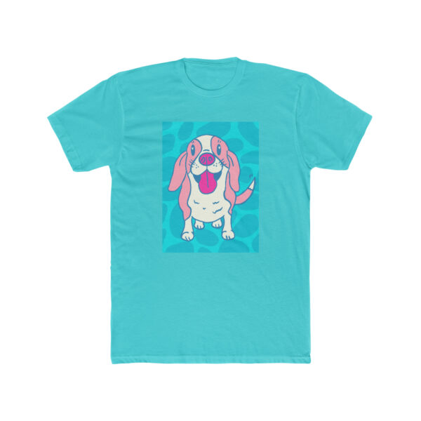 Pink Beagle-  Unisex Cotton Crew Tee - Image 7