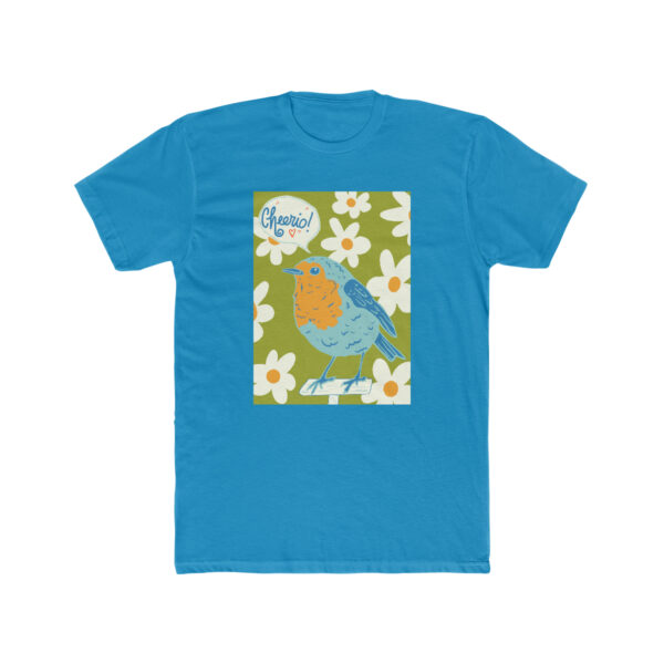 Cheerio! English Robin-  Unisex Cotton Crew Tee - Image 6