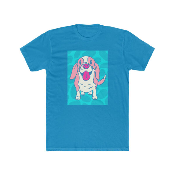 Pink Beagle-  Unisex Cotton Crew Tee - Image 9