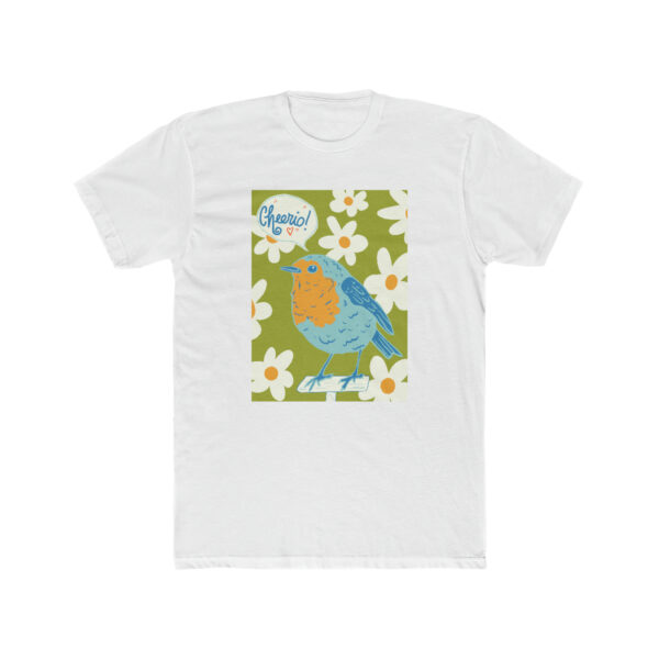 Cheerio! English Robin-  Unisex Cotton Crew Tee