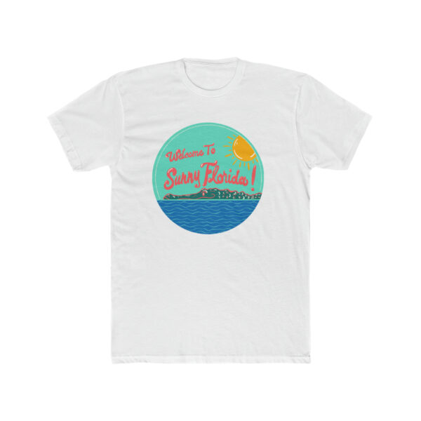 White Welcome to Florida- Unisex Cotton Crew Tee