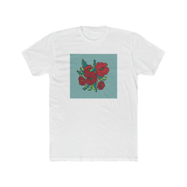 Red Poppies- Unisex Cotton Crew Tee