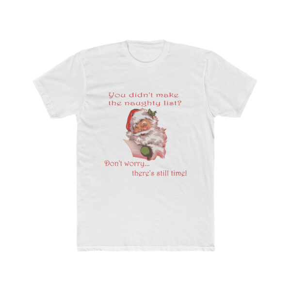 Naughty List-  Unisex Cotton Crew Tee