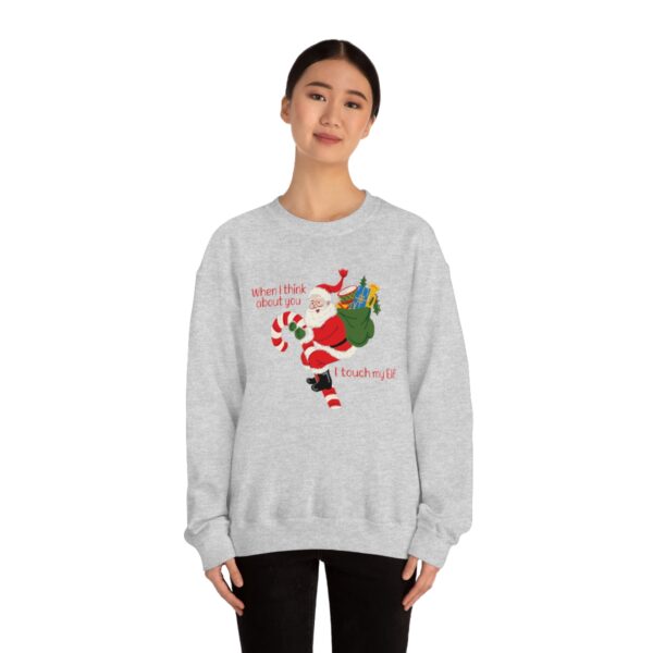 I Touch My Elf - Unisex Heavy Blend Crewneck Sweatshirt - Image 6