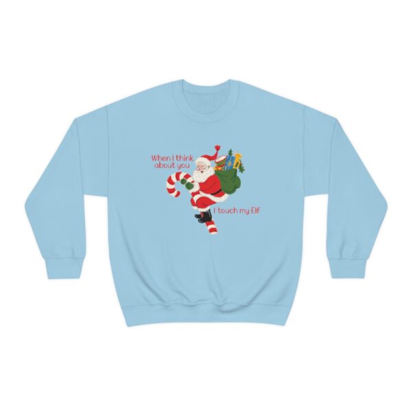 I Touch My Elf - Unisex Heavy Blend Crewneck Sweatshirt - Image 22