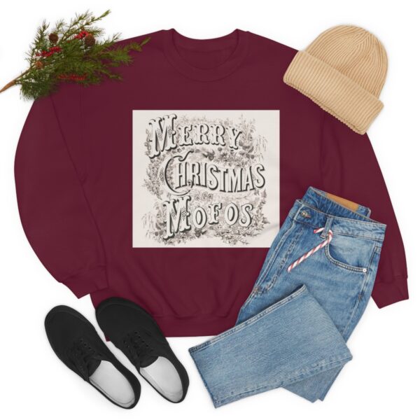 Merry Christmas Mofos- Unisex Heavy Blend™ Crewneck Sweatshirt - Image 23