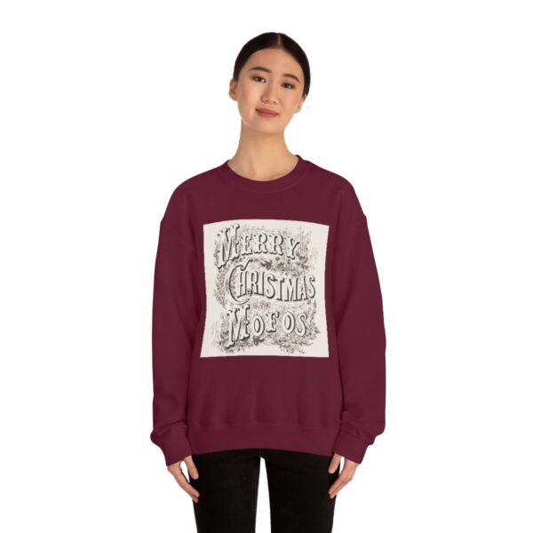 Merry Christmas Mofos- Unisex Heavy Blend™ Crewneck Sweatshirt - Image 18