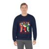 Hung Like A Stocking- Unisex Heavy Blend™ Crewneck Sweatshirt - Image 22