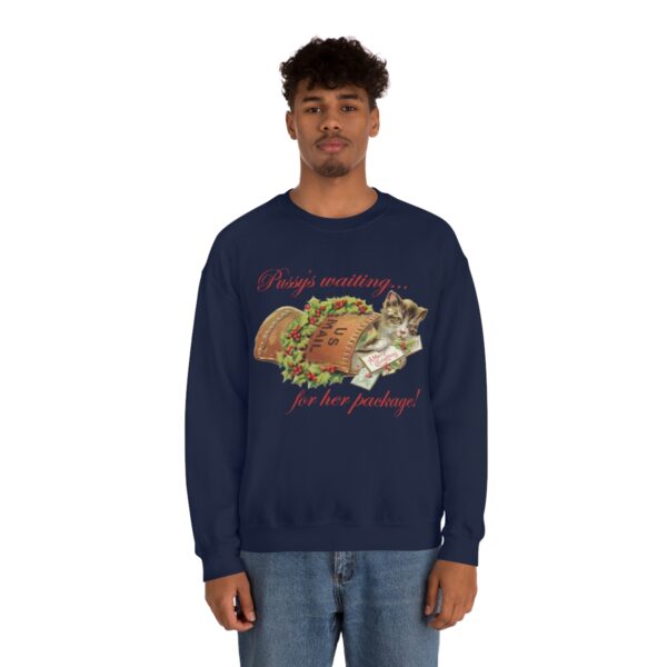 Pussy's Waiting - Unisex Heavy Blend™ Crewneck Sweatshirt - Image 43