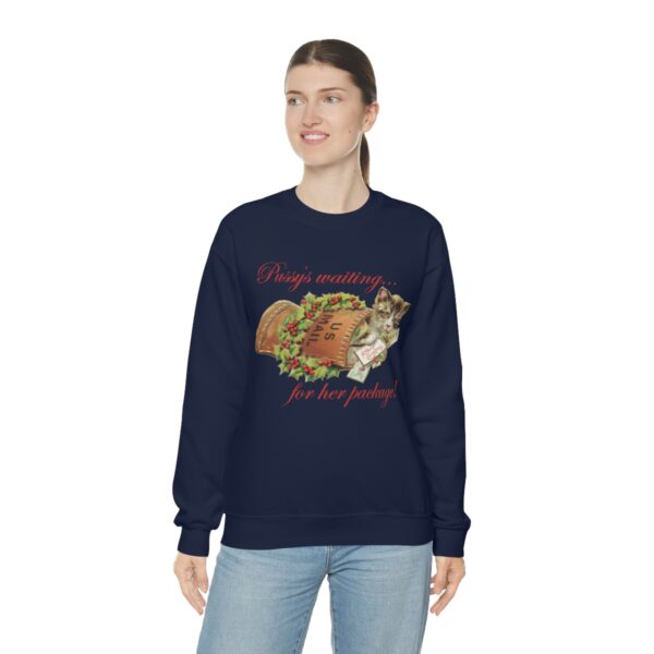 Pussy's Waiting - Unisex Heavy Blend™ Crewneck Sweatshirt - Image 45