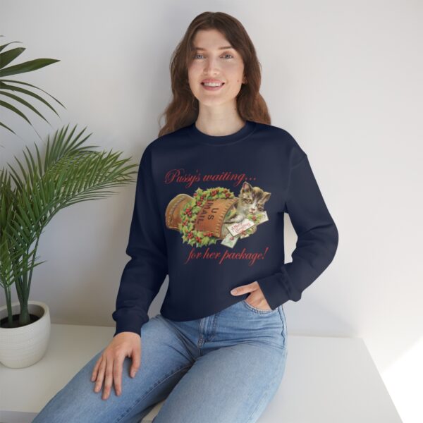 Pussy's Waiting - Unisex Heavy Blend™ Crewneck Sweatshirt - Image 46