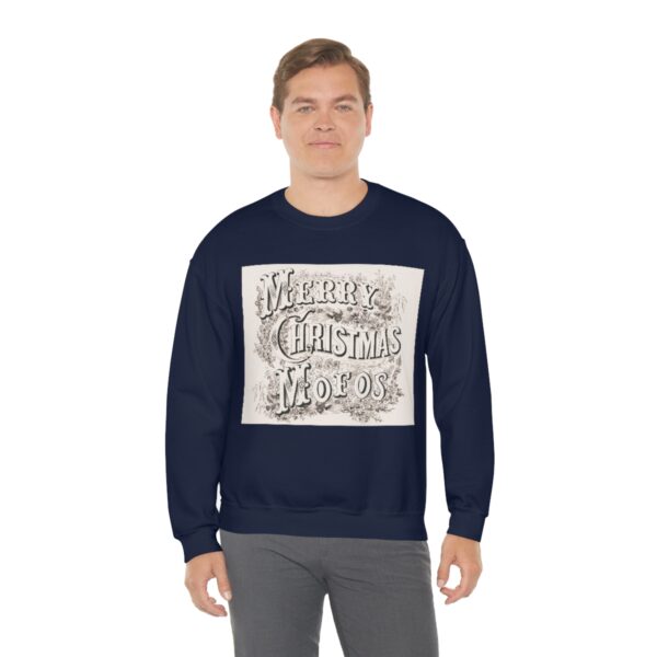 Merry Christmas Mofos- Unisex Heavy Blend™ Crewneck Sweatshirt - Image 44