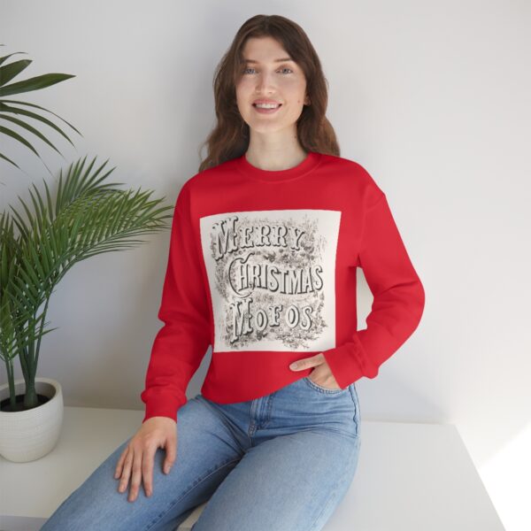 Merry Christmas Mofos- Unisex Heavy Blend™ Crewneck Sweatshirt - Image 54