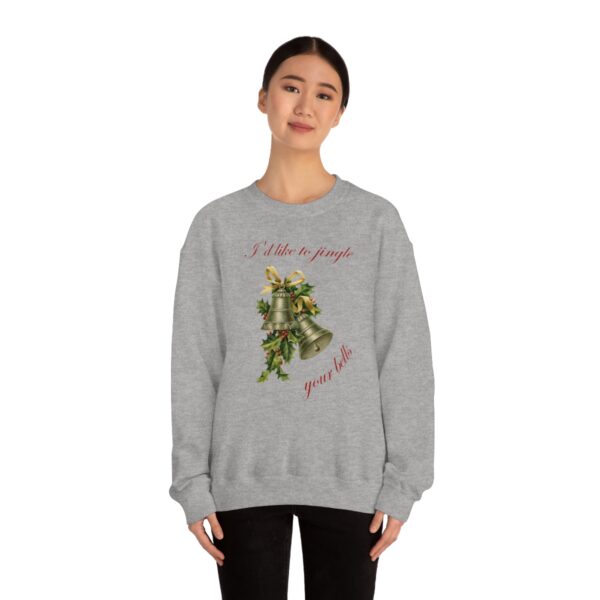 I'd Like to Jingle Your Bells- Unisex Heavy Blend™ Crewneck Sweatshirt - Image 18