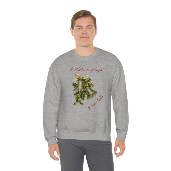 I'd Like to Jingle Your Bells- Unisex Heavy Blend™ Crewneck Sweatshirt - Image 20