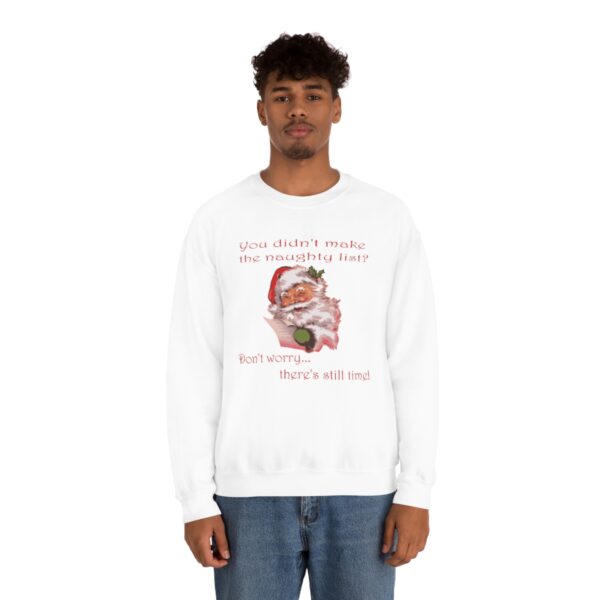 Naughty List Unisex Heavy Blend™ Crewneck Sweatshirt - Image 2