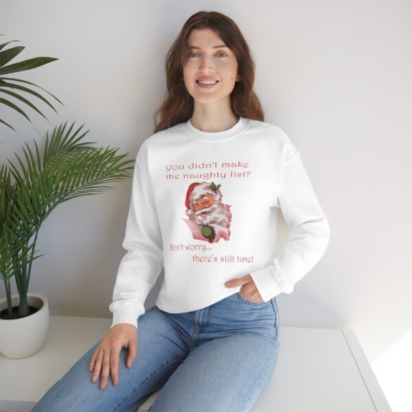 Naughty List Unisex Heavy Blend™ Crewneck Sweatshirt - Image 3