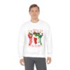 Hung Like A Stocking- Unisex Heavy Blend™ Crewneck Sweatshirt - Image 7
