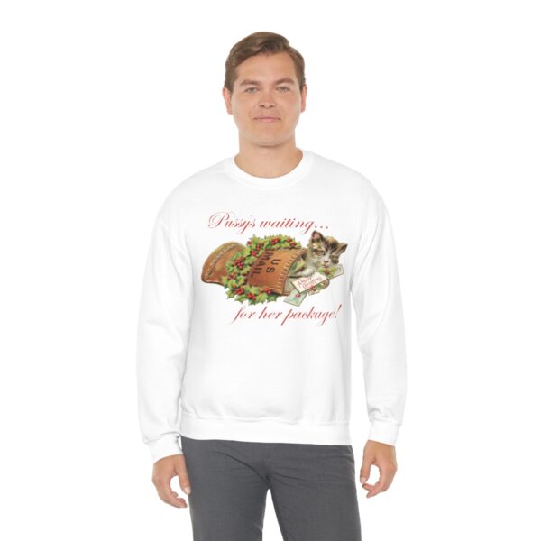 Pussy's Waiting - Unisex Heavy Blend™ Crewneck Sweatshirt - Image 4