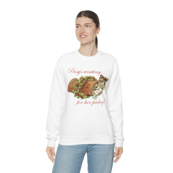 Pussy's Waiting - Unisex Heavy Blend™ Crewneck Sweatshirt - Image 5