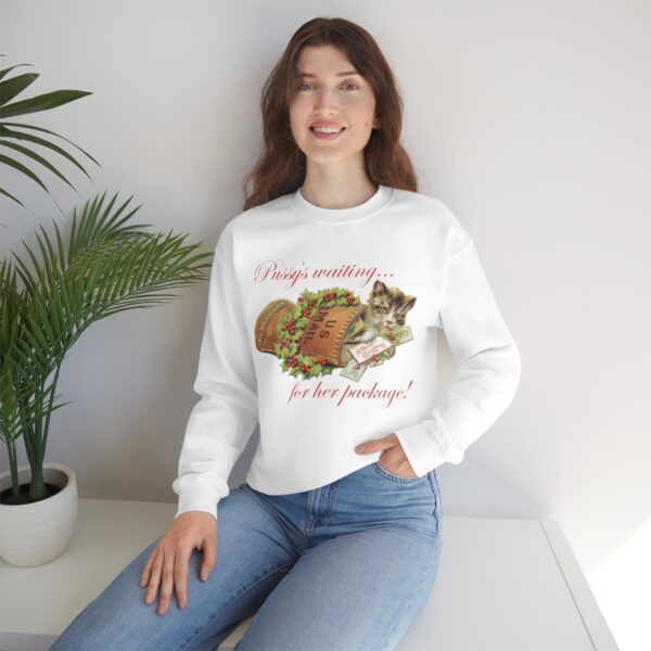 Pussy's Waiting - Unisex Heavy Blend™ Crewneck Sweatshirt - Image 6