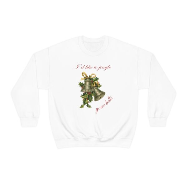 I'd Like to Jingle Your Bells- Unisex Heavy Blend™ Crewneck Sweatshirt