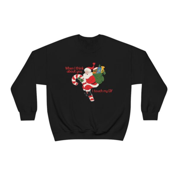 I Touch My Elf - Unisex Heavy Blend Crewneck Sweatshirt - Image 9