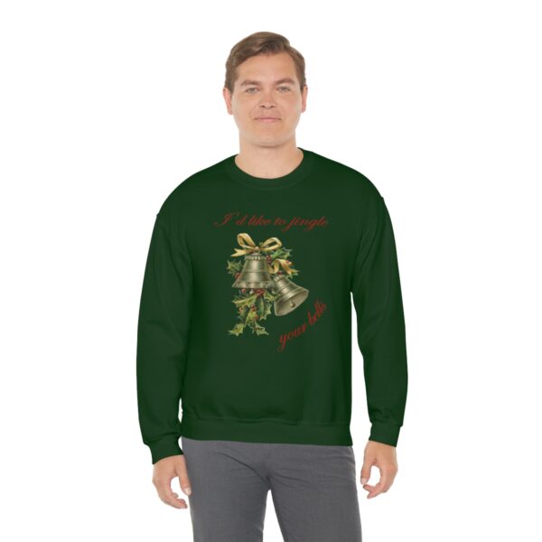 I'd Like to Jingle Your Bells- Unisex Heavy Blend™ Crewneck Sweatshirt - Image 28