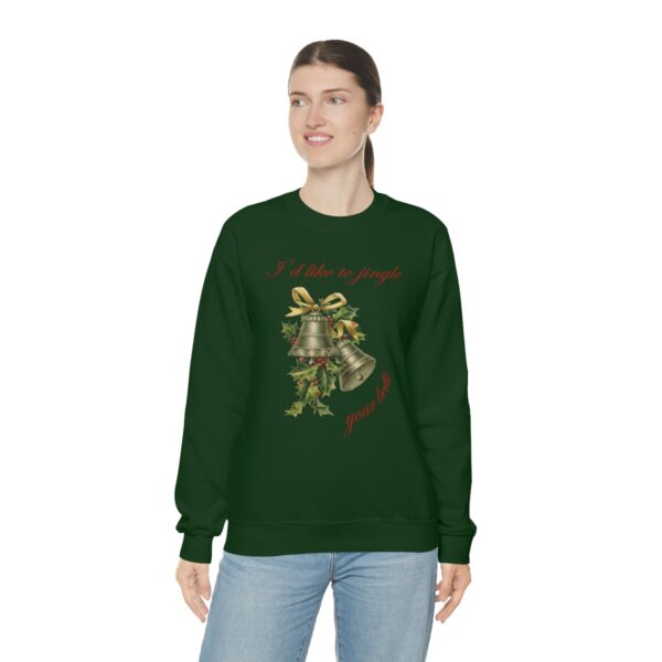 I'd Like to Jingle Your Bells- Unisex Heavy Blend™ Crewneck Sweatshirt - Image 29