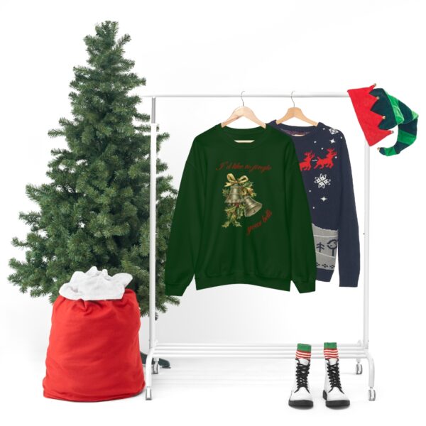 I'd Like to Jingle Your Bells- Unisex Heavy Blend™ Crewneck Sweatshirt - Image 32