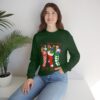 Hung Like A Stocking- Unisex Heavy Blend™ Crewneck Sweatshirt - Image 3