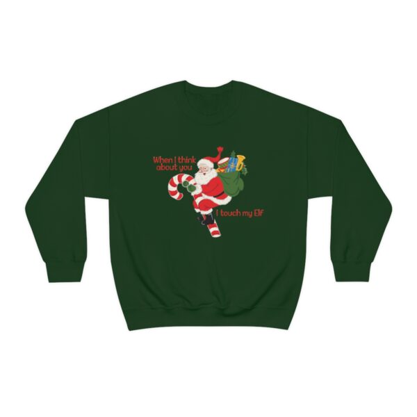 I Touch My Elf - Unisex Heavy Blend Crewneck Sweatshirt - Image 13