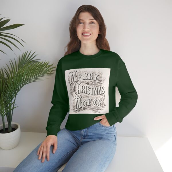 Merry Christmas Mofos- Unisex Heavy Blend™ Crewneck Sweatshirt - Image 30