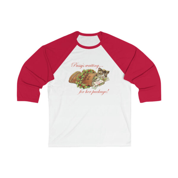 Pussy's Waiting - Unisex 34 Sleeve Baseball Tee